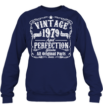 Load image into Gallery viewer, Vintage 1979 Birthday - 39 Years Old 39th Birthday Crewneck Sweatshirt
