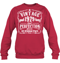 Load image into Gallery viewer, Vintage 1979 Birthday - 39 Years Old 39th Birthday Crewneck Sweatshirt