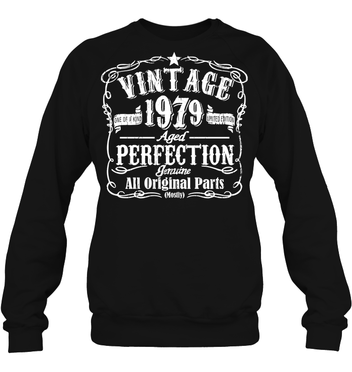 Vintage 1979 Birthday - 39 Years Old 39th Birthday Crewneck Sweatshirt