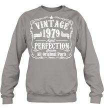 Load image into Gallery viewer, Vintage 1979 Birthday - 39 Years Old 39th Birthday Crewneck Sweatshirt