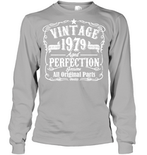 Load image into Gallery viewer, Vintage 1979 Birthday - 39 Years Old 39th Birthday Long Sleeve Shirt