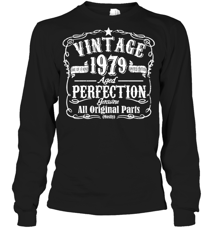 Vintage 1979 Birthday - 39 Years Old 39th Birthday Long Sleeve Shirt