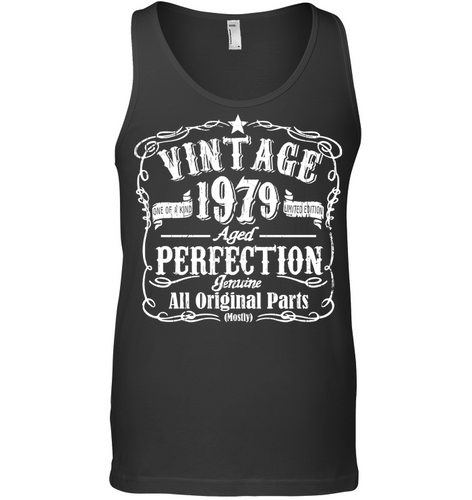 Vintage 1979 Birthday - 39 Years Old 39th Birthday Mens Tank