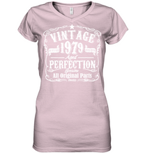 Load image into Gallery viewer, Womens Vintage 1979 Birthday - 39 Years Old 39th Birthday V-neck T-Shirt